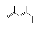 3,5-Hexadien-2-one, 4-methyl- (6CI,9CI) picture