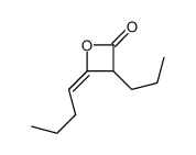 4-butylidene-3-propyloxetan-2-one Structure