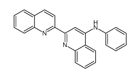 N-phenyl-2-quinolin-2-ylquinolin-4-amine结构式