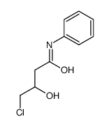 4-chloro-3-hydroxy-N-phenylbutanamide结构式