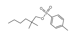 2,2-dimethylhexyl p-toluenesulfonate Structure