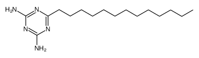 6-Tridecyl-1,3,5-triazine-2,4-diamine Structure