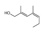 2,4-dimethylhepta-2,4-dien-1-ol Structure