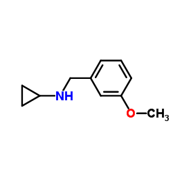 N-(3-Methoxybenzyl)cyclopropanamine Structure