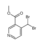 methyl 4-(dibromomethyl)pyridine-3-carboxylate结构式