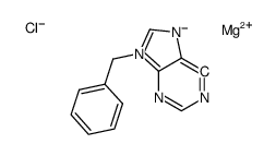 magnesium,9-benzyl-6H-purin-6-ide,chloride结构式