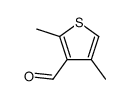 2,4-dimethylthiophene-3-carbaldehyde Structure