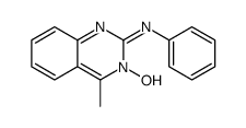 3-hydroxy-4-methyl-N-phenylquinazolin-2-imine Structure