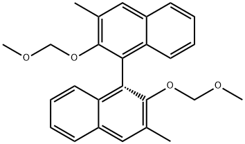 (11bR)-2,2'-Bis(methoxymethoxy)-3,3'-dimethyl-1,1'-binaphthalene Structure