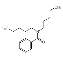 Benzamide,N,N-dipentyl- Structure