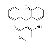 ethyl 2-methyl-5-oxo-4-phenyl-4,4a,6,7-tetrahydro-1H-quinoline-3-carboxylate Structure