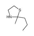 2-methyl-2-propyl-1,3-thiazolidine结构式