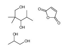 furan-2,5-dione,propane-1,2-diol,2,2,4-trimethylpentane-1,3-diol Structure