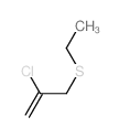 2-chloro-3-ethylsulfanyl-prop-1-ene Structure