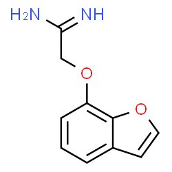 Ethanimidamide, 2-(7-benzofuranyloxy)- (9CI) structure