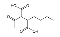 2-acetyl-3-butylsuccinic acid Structure