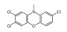 2,3,8-trichloro-10-methylphenoxazine结构式