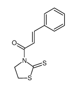 N-肉桂酰基噻唑烷硫酮结构式