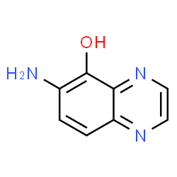 5-Quinoxalinol,6-amino-结构式