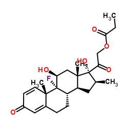 倍他米松21-丙酸酯结构式