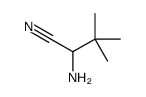 2-amino-3,3-dimethylbutanenitrile结构式