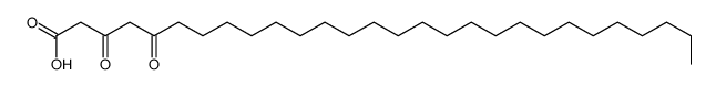 3,5-dioxooctacosanoic acid Structure