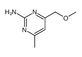 4-(METHOXYMETHYL)-6-METHYLPYRIMIDIN-2-AMINE structure