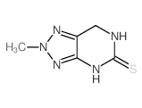 5H-1,2,3-Triazolo[4,5-d]pyrimidine-5-thione, 2,3,6, 7-tetrahydro-2-methyl- picture