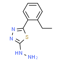 1,3,4-Thiadiazol-2(3H)-one,5-(2-ethylphenyl)-,hydrazone(9CI) Structure