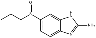 1H-Benzimidazol-2-amine, 6-(propylsulfinyl)- picture