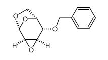 .beta.-D-Gulopyranose, 1,6:2,3-dianhydro-4-O-(phenylmethyl)- Structure