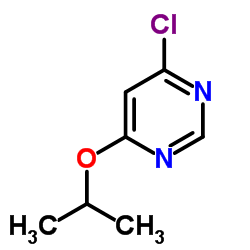 4-Chloro-6-isopropoxypyrimidine Structure