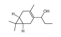 4-(1-Hydroxypropyl)-3,7,7-trimethylbicyclo[4.1.0]hept-3-ene Structure