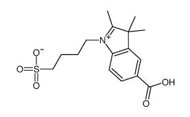 5-Carboxy-2,3,3-triMethyl-1-(4-sulfobutyl)-3H-indolium结构式