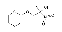 2-(2-Chloro-2-nitropropoxy)tetrahydro-2H-pyran structure