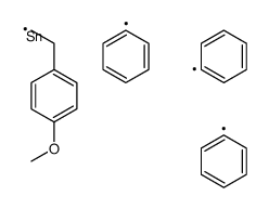 2-(4-methoxyphenyl)ethyl-triphenylstannane Structure