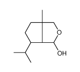 6a-methyl-4-propan-2-yl-1,3,3a,4,5,6-hexahydrocyclopenta[c]furan-3-ol结构式