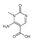 6-Amino-1-methyl-2-oxo-1,2-dihydropyrimidine-5-carboxylic acid Structure