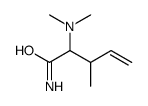 2-(dimethylamino)-3-methylpent-4-enamide Structure