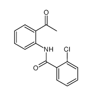 N-(2-acetylphenyl)-2-chlorobenzamide Structure