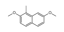 2,7-dimethoxy-1-methylnaphthalene结构式