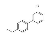 1-chloro-3-(4-ethylphenyl)benzene结构式