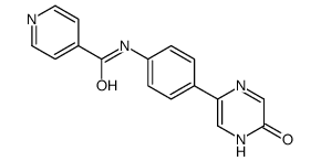 N-[4-(6-oxo-1H-pyrazin-3-yl)phenyl]pyridine-4-carboxamide Structure