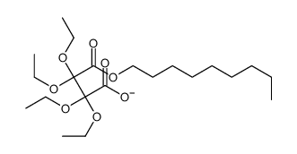 2,2,3,3-tetraethoxy-4-nonoxy-4-oxobutanoate结构式