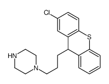 1-[3-(2-chloro-9H-thioxanthen-9-yl)propyl]piperazine Structure