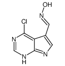 (E)-1-(4-Chloro-7H-pyrrolo[2,3-d]pyrimidin-5-yl)-N-hydroxymethani mine Structure