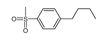 1-butyl-4-methylsulfonylbenzene Structure