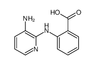 2-[(3-aminopyridin-2-yl)amino]benzoic acid结构式