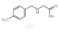 2-[(4-methylphenyl)methylamino]acetic acid结构式