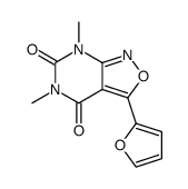 3-Furan-2-yl-5,7-dimethyl-7H-isoxazolo[3,4-d]pyrimidine-4,6-dione Structure